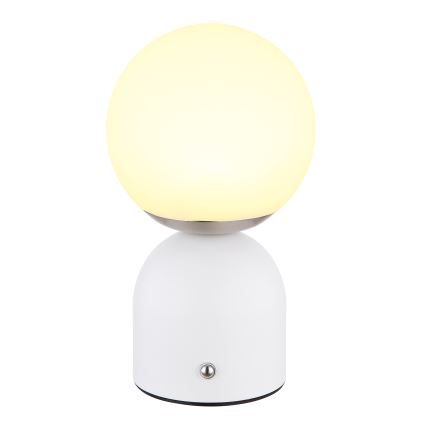Globo - Lámpara de mesa táctil LED regulable LED/2,5W/3,7V 2700/4000/6500K 1800 mAh USB blanca