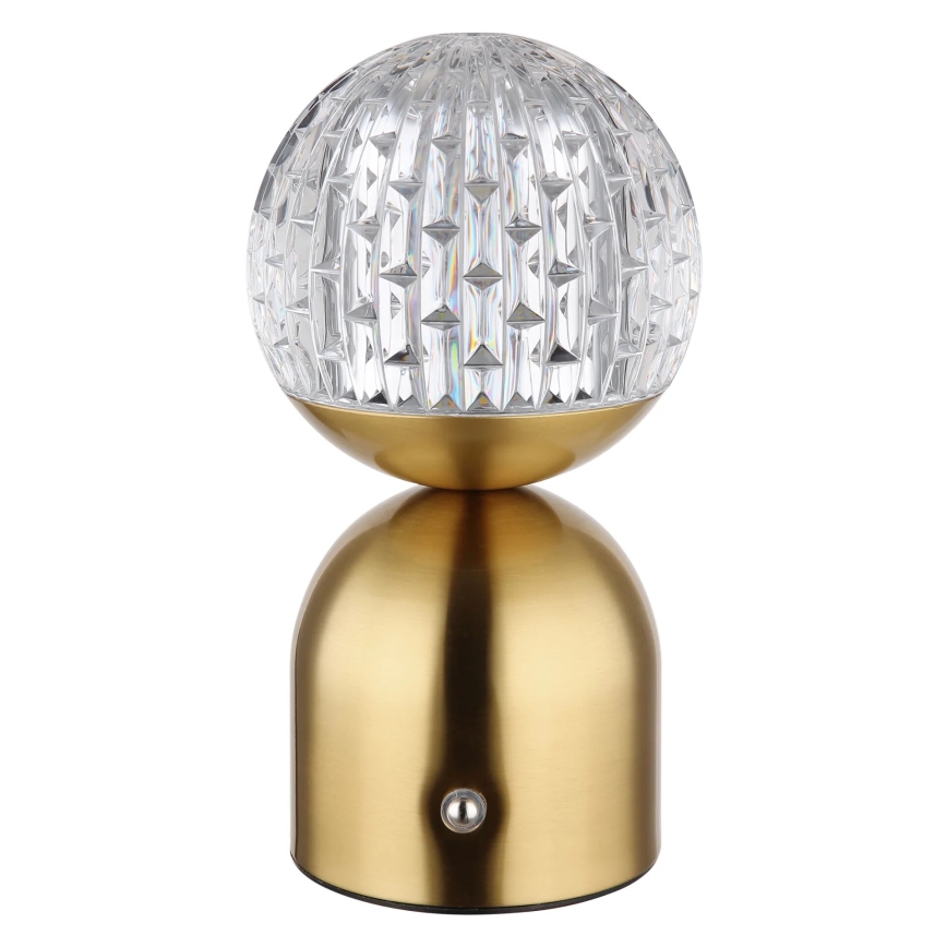 Globo - Lámpara de mesa regulable LED táctil LED/2,5W/3,7V 2700/4000/6500K 1800 mAh USB latón