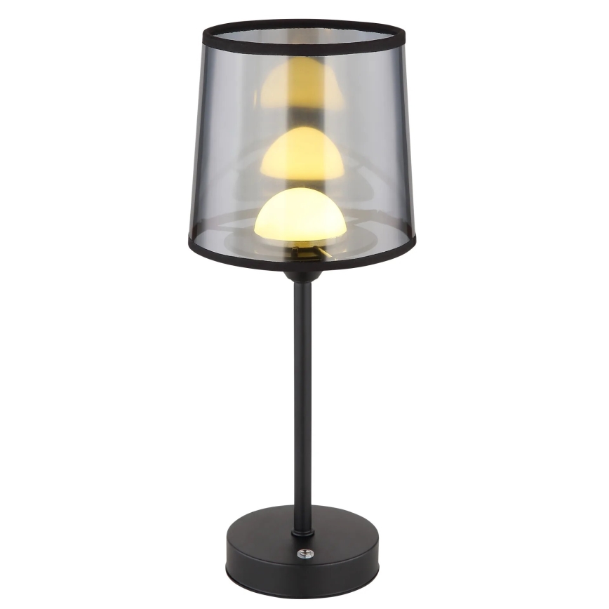 Globo - LED Lámpara de mesa táctil recargable y regulable LED/2,5W/3,7V 2700/4000/6500K 1800 mAh negro