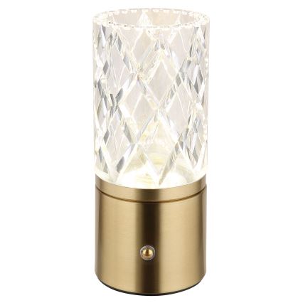 Globo - Lámpara de mesa regulable LED táctil LED/2,5W/3,7V 2700K/4000K/6500K 1800 mAh USB dorado