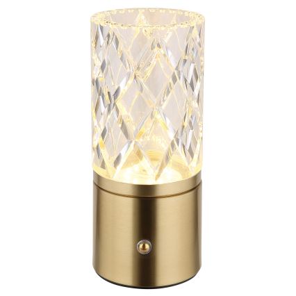 Globo - Lámpara de mesa regulable LED táctil LED/2,5W/3,7V 2700K/4000K/6500K 1800 mAh USB dorado