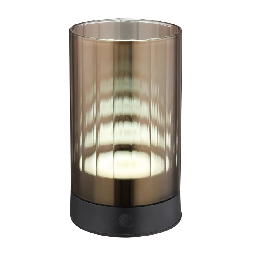 Globo - LED Lámpara de mesa táctil recargable y regulable para exteriores LED/2W/3,7V 2700/4000/6500K 1200mAh IP44 marrón