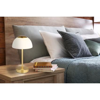 Globo - Lámpara de sobremesa recargable LED regulable LED/2,5W/5V 1800 mAh 2700K/4000K/6500K latón