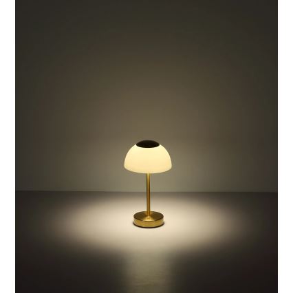 Globo - Lámpara de sobremesa recargable LED regulable LED/2,5W/5V 1800 mAh 2700K/4000K/6500K latón