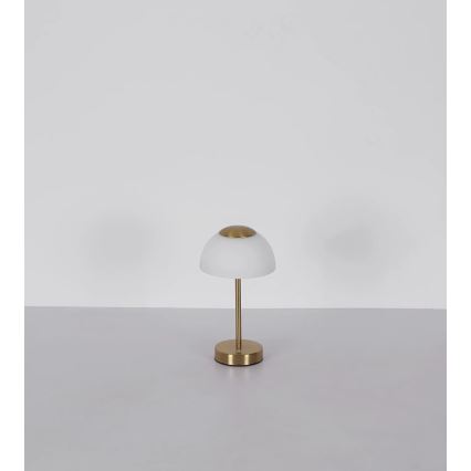 Globo - Lámpara de sobremesa recargable LED regulable LED/2,5W/5V 1800 mAh 2700K/4000K/6500K latón