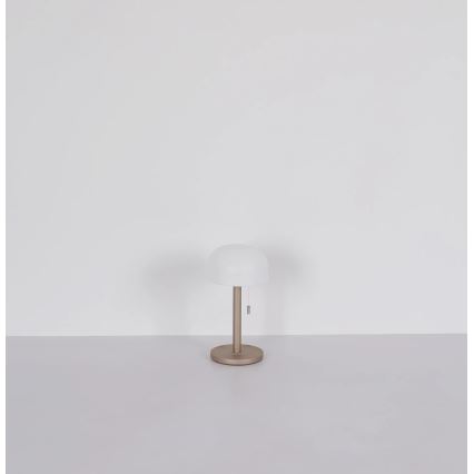 Globo - LED Lámpara de mesa recargable LED/1,5W/3,7V 3000/4200/6000K 1800mAh marrón