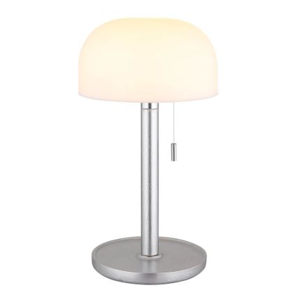 Globo - LED Lámpara de mesa recargable LED/1,5W/3,7V 3000/4200/6000K 1800mAh plata