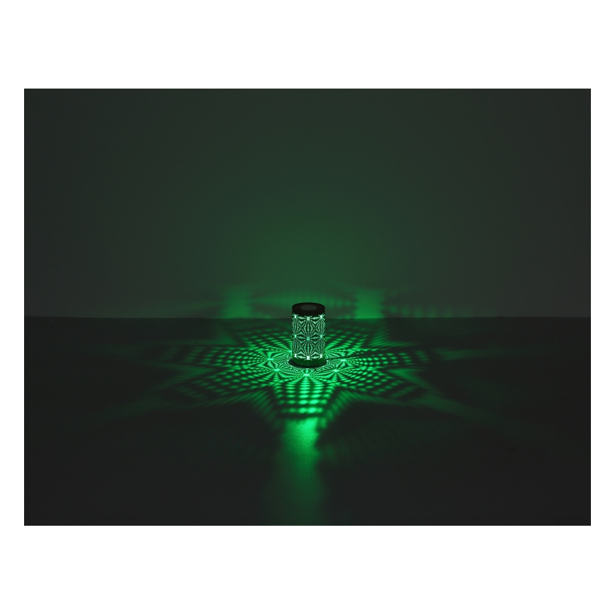 Globo - Lámpara de mesa LED RGB táctil recargable LED/1W/5V 500 mAh gris
