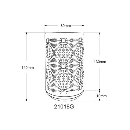 Globo - Lámpara de mesa LED RGB táctil recargable LED/1W/5V 500 mAh gris