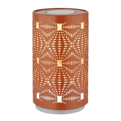 Globo - Lámpara de mesa LED RGB táctil recargable LED/1W/5V 500 mAh cobre