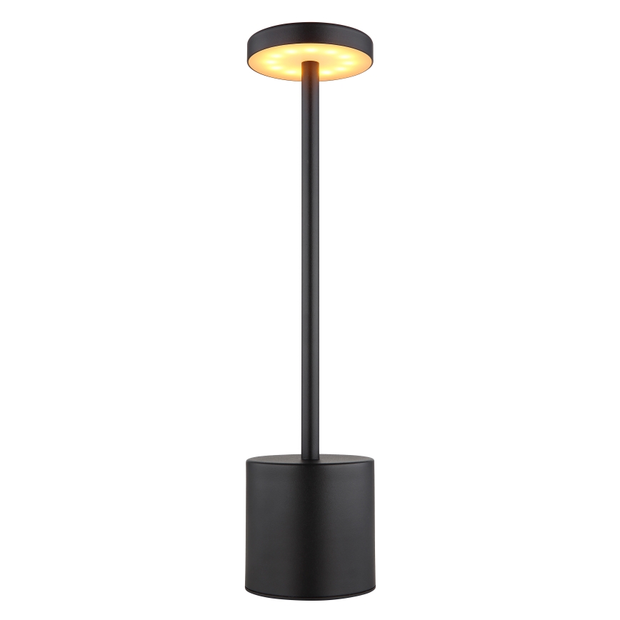 Globo - Lámpara de mesa regulable LED táctil LED/1,2W/3,7V 2000K/3500K/7000K 1200 mAh USB negro