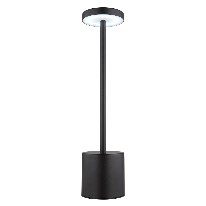 Globo - Lámpara de mesa regulable LED táctil LED/1,2W/3,7V 2000K/3500K/7000K 1200 mAh USB negro