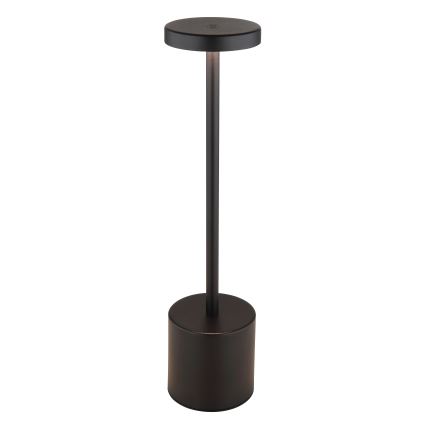 Globo - Lámpara de mesa regulable LED táctil LED/1,2W/3,7V 2000K/3500K/7000K 1200 mAh USB negro