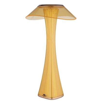Globo 21025A - Lámpara de mesa LED recargable y regulable AMBRA LED/2,5W/3,7V 2700K/4500K/6500K dorado