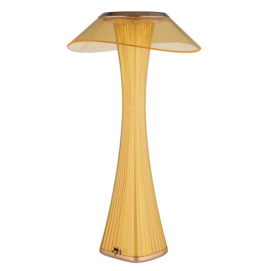 Globo 21025A - Lámpara de mesa LED recargable y regulable AMBRA LED/2,5W/3,7V 2700K/4500K/6500K dorado