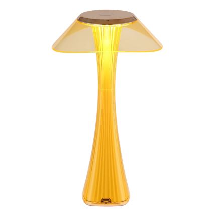 Globo 21025A - Lámpara de mesa LED recargable y regulable AMBRA LED/2,5W/3,7V 2700K/4500K/6500K dorado