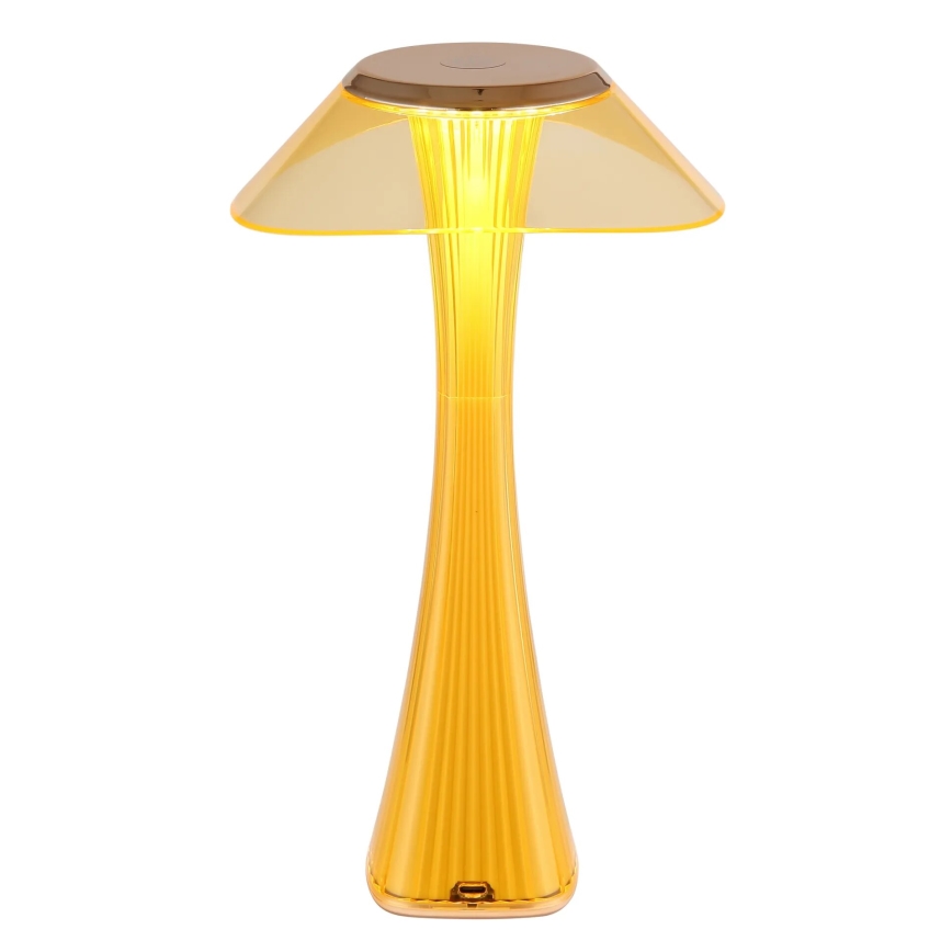 Globo 21025A - Lámpara de mesa LED recargable y regulable AMBRA LED/2,5W/3,7V 2700K/4500K/6500K dorado