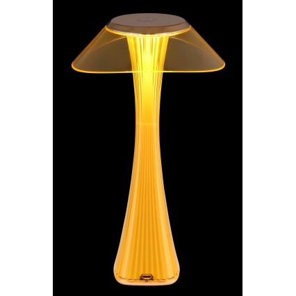 Globo 21025A - Lámpara de mesa LED recargable y regulable AMBRA LED/2,5W/3,7V 2700K/4500K/6500K dorado