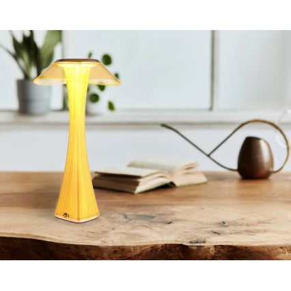 Globo - Lámpara de mesa recargable LED regulable LED/2,5W/3,7V 1200 mAh 2700/4500/6500K dorada