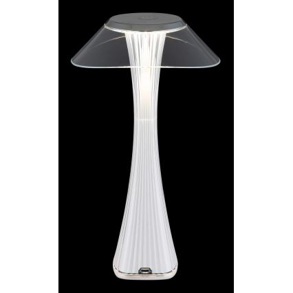 Globo 21025C - Lámpara de mesa LED recargable y regulable AMBRA LED/2,5W/3,7V 2700K/4500K/6500K blanco