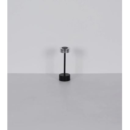 Globo - Lámpara de mesa LED táctil recargable y regulable LED/2,5W/3,7V 2700/4000/6500K 1800mAh negro
