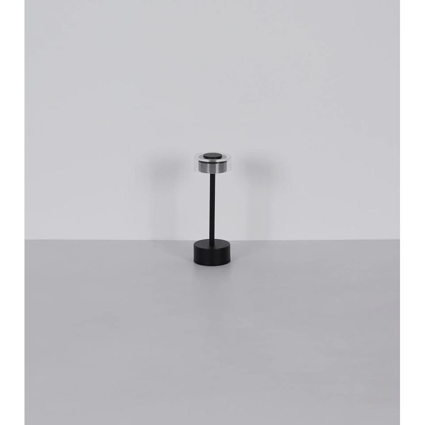 Globo - Lámpara de mesa LED táctil recargable y regulable LED/2,5W/3,7V 2700/4000/6500K 1800mAh negro