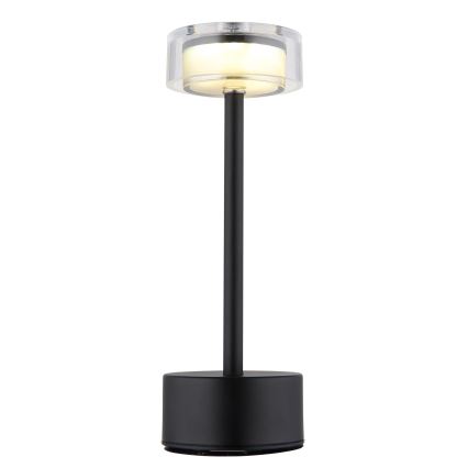 Globo - Lámpara de mesa LED táctil recargable y regulable LED/2,5W/3,7V 2700/4000/6500K 1800mAh negro