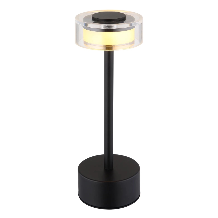 Globo - Lámpara de mesa LED táctil recargable y regulable LED/2,5W/3,7V 2700/4000/6500K 1800mAh negro