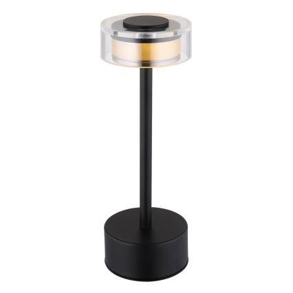 Globo - Lámpara de mesa LED táctil recargable y regulable LED/2,5W/3,7V 2700/4000/6500K 1800mAh negro