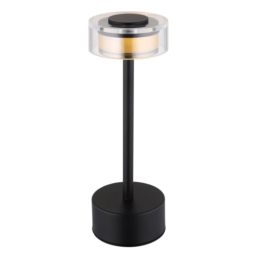 Globo - Lámpara de mesa LED táctil recargable y regulable LED/2,5W/3,7V 2700/4000/6500K 1800mAh negro