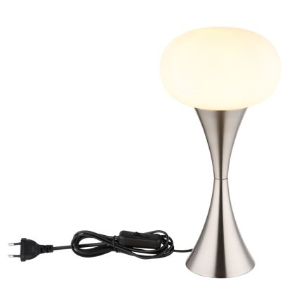 Globo - Lámpara de mesa 1xE14/25W/230V cromo mate