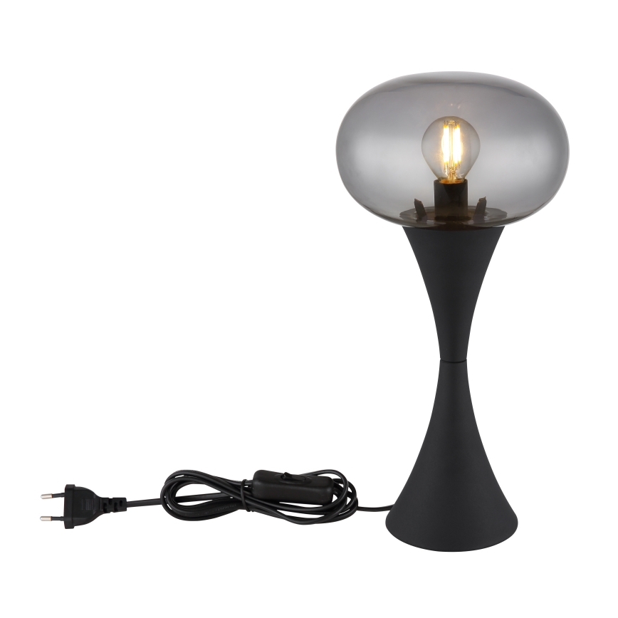 Globo - Lámpara de mesa 1xE14/25W/230V negro