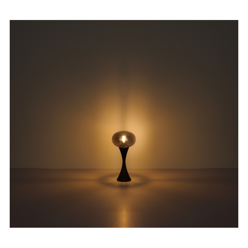 Globo - Lámpara de mesa 1xE14/25W/230V negro