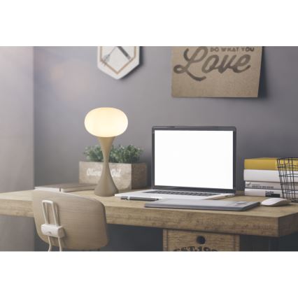 Globo - Lámpara de mesa 1xE14/25W/230V beige