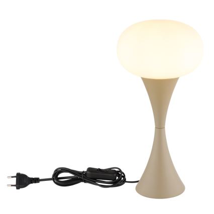 Globo - Lámpara de mesa 1xE14/25W/230V beige