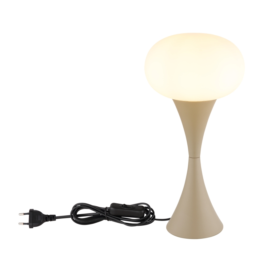 Globo - Lámpara de mesa 1xE14/25W/230V beige