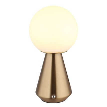 Globo - Lámpara de mesa LED táctil regulable para exterior LED/1,5W/5V 3000/4500/6500K 1800 mAh IP41 cobre