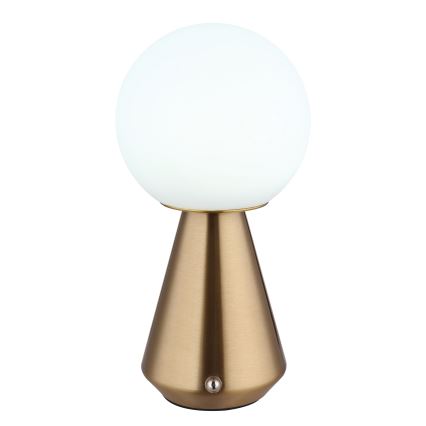 Globo - Lámpara de mesa LED táctil regulable para exterior LED/1,5W/5V 3000/4500/6500K 1800 mAh IP41 cobre