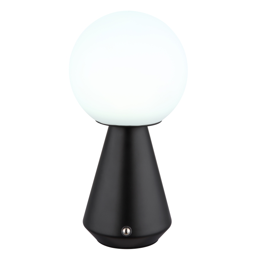 Globo - Lámpara de mesa LED táctil regulable para exterior LED/1,5W/5V 3000/4500/6500K 1800 mAh IP41 negro
