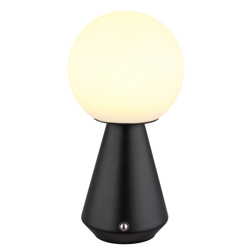 Globo - Lámpara de mesa LED táctil regulable para exterior LED/1,5W/5V 3000/4500/6500K 1800 mAh IP41 negro