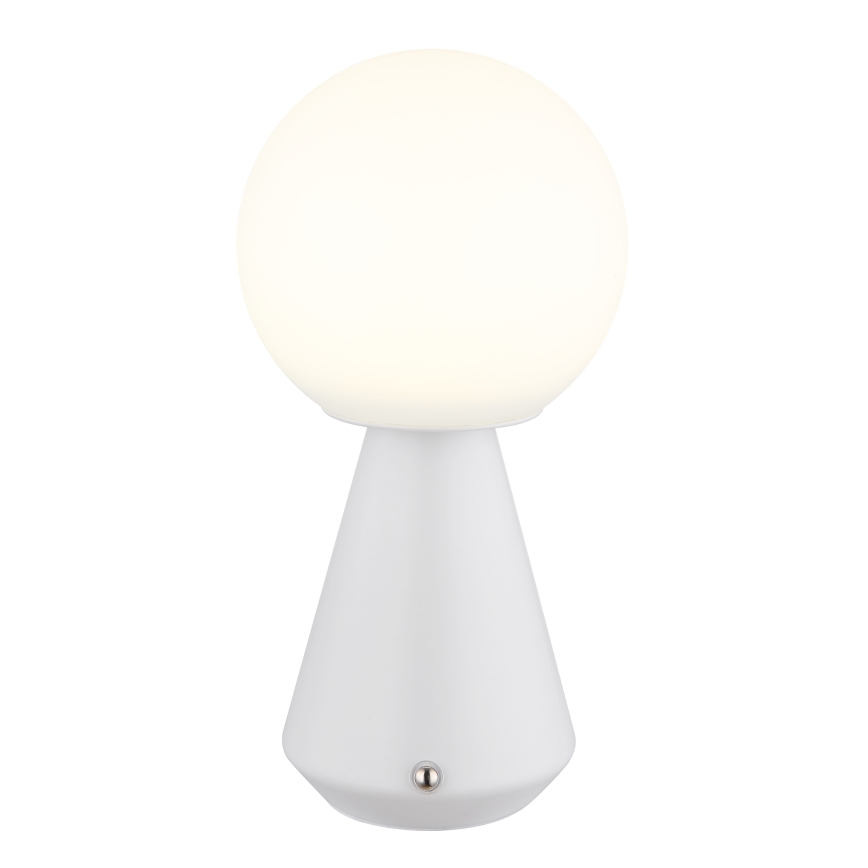Globo - Lámpara LED de mesa táctil regulable para exterior LED/1,5W/5V 3000/4500/6500K 1800 mAh IP41 blanco