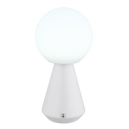 Globo - Lámpara LED de mesa táctil regulable para exterior LED/1,5W/5V 3000/4500/6500K 1800 mAh IP41 blanco