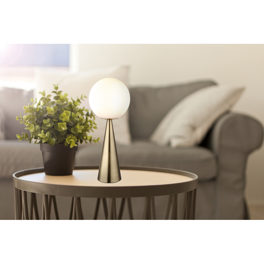 Globo - Lámpara de mesa 1xE27/40W/230V latón