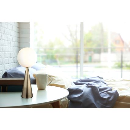Globo - Lámpara de mesa 1xE27/40W/230V latón