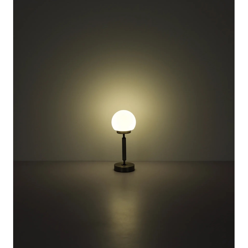 Globo - LED Lámpara de mesa táctil recargable y regulable LED/2,5W/5V 1800mAh 2700/4000/6500K negro