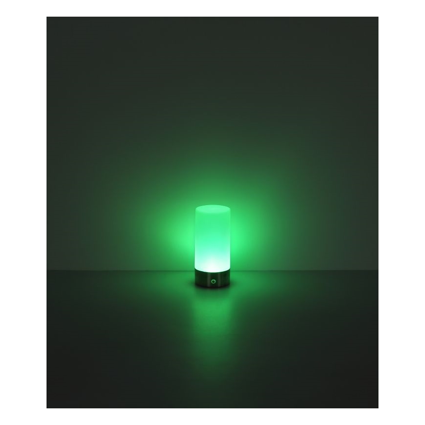Globo - Lámpara de mesa LED RGBW táctil regulable para exterior LED/1,8W/5V 1500 mAh negro