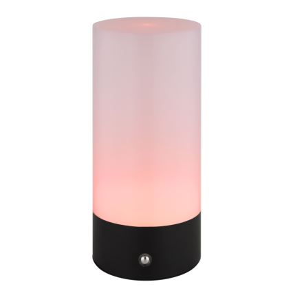 Globo - Lámpara de mesa LED RGBW táctil regulable para exterior LED/1,8W/5V 1500 mAh negro
