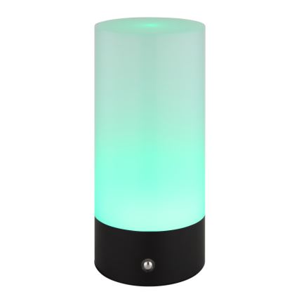 Globo - Lámpara de mesa LED RGBW táctil regulable para exterior LED/1,8W/5V 1500 mAh negro