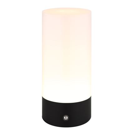 Globo - Lámpara de mesa LED RGBW táctil regulable para exterior LED/1,8W/5V 1500 mAh negro