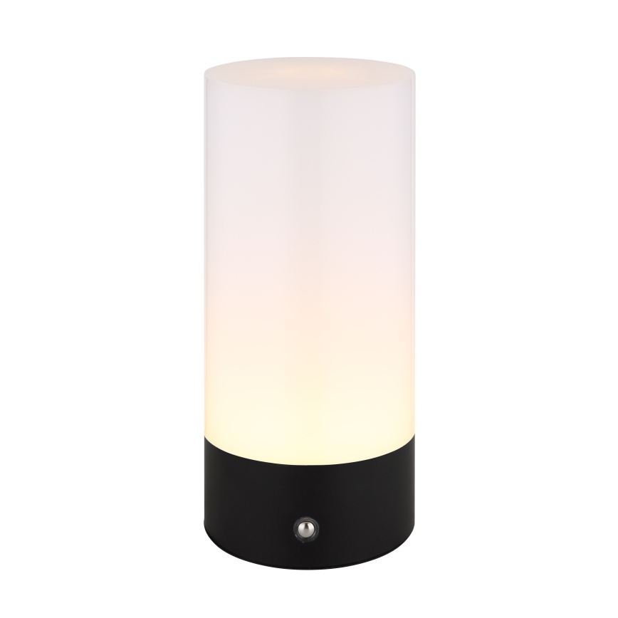 Globo - Lámpara de mesa LED RGBW táctil regulable para exterior LED/1,8W/5V 1500 mAh negro